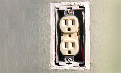 electrical box in wall loose|repair broken electrical outlet box.